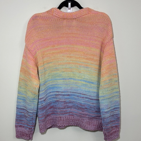 Multicolor Gradient Women's Sweater - Picture 2 of 11